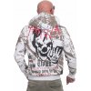 Yakuza mikina pánska s kapucňou CIRCUS HOB 23014 white Farba: biela, Veľkosť: S