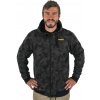 Mikbaits Bunda so zipsom Black Camou Sherpa Čierna XXXXL
