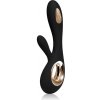 Lelo Soraya Wave vibrátor so stimulátorom klitorisu Black 21,5 cm