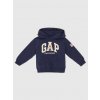 GAP Baby mikina s logom Tmavo modrá 18-24M Tmavo modrá Tmavo modrá