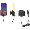 Brodit držiak do auta nastaviteľn-s USB/C a nabíjaním z cig. zap.-USB QC3.0 š. 62-77 mm, hr. 2-10mm 721202