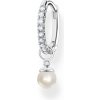 THOMAS SABO kusová náušnica Pearl silver CR702-167-14