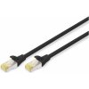 Digitus DK-1644-A-020/BL CAT 6A S-FTP patch, Cu, LSZH AWG 26/7, 2m, černý