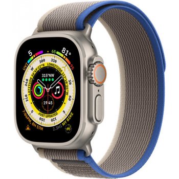 Apple Watch 49mm Blue/Gray Trail Loop - S/M MQEJ3ZM/A