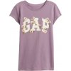 GAP V-FRCH SS Logo Tee fialová