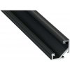 Led-Labs LED profil LUMINES typ C čierny elox 1m