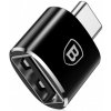 Baseus adaptér USB / USB Type-C OTG, čierny (CATOTG-01)