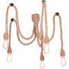 Polux Luster na lanku ROPE CASA 5xE27/12W/230V pavúk SA1201 + záruka 3 roky zadarmo