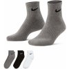 Pánske členkové bavlnené ponožky Nike EVERYDAY CUSHIONED QUARTER (3 PAIRS) SX7667-964 - XL