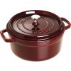 Staub Hrniec okrúhly 24 cm 3,8 l vínový