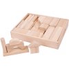 Bigjigs Toys Bigjigs Baby Velké dřevěné kostky přírodní