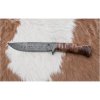 Jiří Čurda Exkluzívny damaškový nôž 14,4 cm gaštan/mamutí zub CU0009 + záruka 3 roky zadarmo