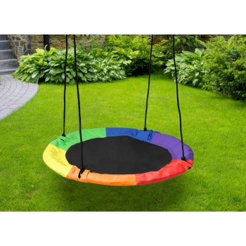 EcoToys hojdačka hniezdo hojdacie kruh 100 cm Multicolor