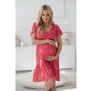 Tehotenské šaty na dojčenie Lovely Dress Coral SS