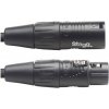 Stagg NDX3R-3, DMX kabel, 3pin XLR, 110 Ohm, délka 3m