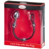 MALESATION Rukoväť Cock-Grip s Alu-Plug malá, chróm