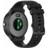 eses Jednofarebný silikónový remienok pre smart hodinky Garmin 20 mm Farba: čierna