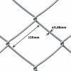 Pletivo oborové, výška 250 cm, oko 125x125 mm, drôt 5,0 mm, pozinkovaný drôt, dĺžka 10 m