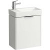 Laufen Base - biela lesklá skrinka pod umývadlo Laufen Pro S 48 x 28 cm ľavé
