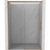 Mexen Rox posuvné sprchové dvere 150 cm, transparentné, brúsená meď - 8C2-150-000-65-00