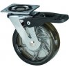 STRONG StrongCastors Koliesko TOP, priemer 75 mm, transparentná tmavá, s brzdou