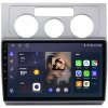 Ossuret VW Touran 2003 – 2018 s CarPlay, Android Auto, GPS Navigácia – strieborný rámček