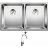 Blanco ANDANO 340/340-IF nerez hodvábny lesk 522981 + Blanco MIDA-S chróm 521454