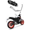 Yamaha MT 125 2020 kompletný ladený výfukový systém HP3 BLACK + dB killer medium