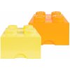 LEGO® Stohovateľný úložný box 2 ks žltá / oranžová 100330664