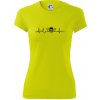 EKG včela - Dámske Fantasy športové (dresovina) - 2XL ( Neonová žltá )