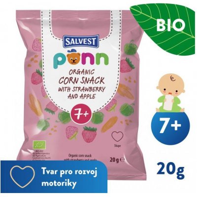 SALVEST Ponn BIO Jahodové chrumky 20 g