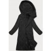 Dlha dámska zimná bunda parka MODA3173 čierna S