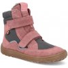 Zima 2023 Barefoot zimná obuv s membránou Froddo - BF Tex Winter Grey/Pink ružová