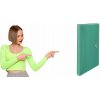 Esselte Colour` Ice A4 harmoniková doska 6 priehradiek zelená