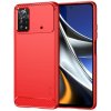 Gumený kryt MOFI na Xiaomi Poco X4 Pro 5G - Červená