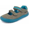 Chlapčenské barefoot sandále PROTETIKA NERY KHAKI sivé - 33