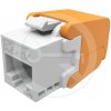 Samorezný keystone Solarix CAT5E UTP SXKJ-5E-UTP-WH-SA