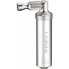 Ručná pumpa Lezyne Alloy Drive CO2 + 1x plynová patróna 16g strieborná (LZN-1-C2-ALDR-V106)