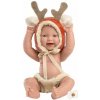 Llorens 63202 NEW BORN CHLAPČEK - realistická bábika bábätko s celovinylovým telom