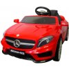 Detské elektrické autíčko Megacar MERCEDES GLA 45, kolesá EVA pena, rádio USB. MP3, diaľkové ovládanie, kožená sedačka, multifunkčný volant, LED svetlá, 2 x 35 W, 12V, červené (detské elektrické autíč