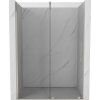 Mexen Velar posuvné sprchové dvere 140 cm, transparentné, kartáčovaný nikel - 871-140-000-01-97