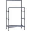 Songmics Vešiak na oblečenie, kovový, 83 x 45 x 157 cm