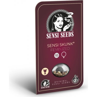 Sensi Seeds Sensi Skunk semena neobsahují THC 25 Ks
