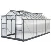 Hliníkový skleník Azalia 2,5 x 4,9 m CoverTech antracit