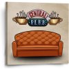 Sablio Obraz Seriál Priatelia CENTRAL PERK Gauč - 50x50 cm