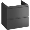 Cersanit Moduo, závesná umývadlová skrinka 60x45x57 cm, antracitová matná, S590-068-DSM