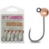 Delphin Jigová Hlavička T-AREA BL Wolframový Jig Medený 5 ksks - #6 / 0,6 g / 4 mm