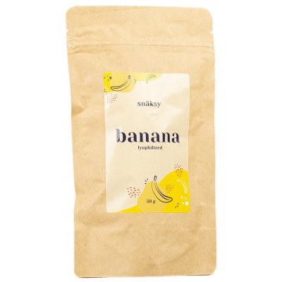 Snӓksy banana lyofilizované 50 g