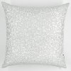 Vianočný dekoračný povlak FLASH ORNAMENT SILVER NATUR 45 x 45 cm