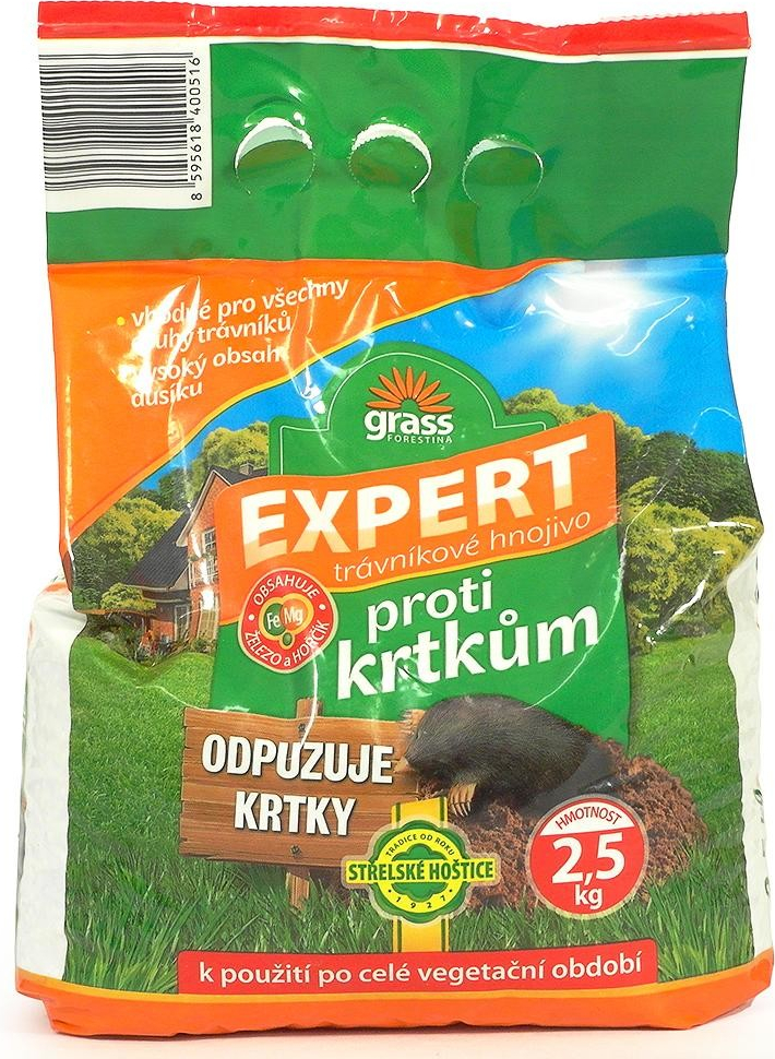 Forestina Expert hnojivo na trávu proti krtom 2,5 kg